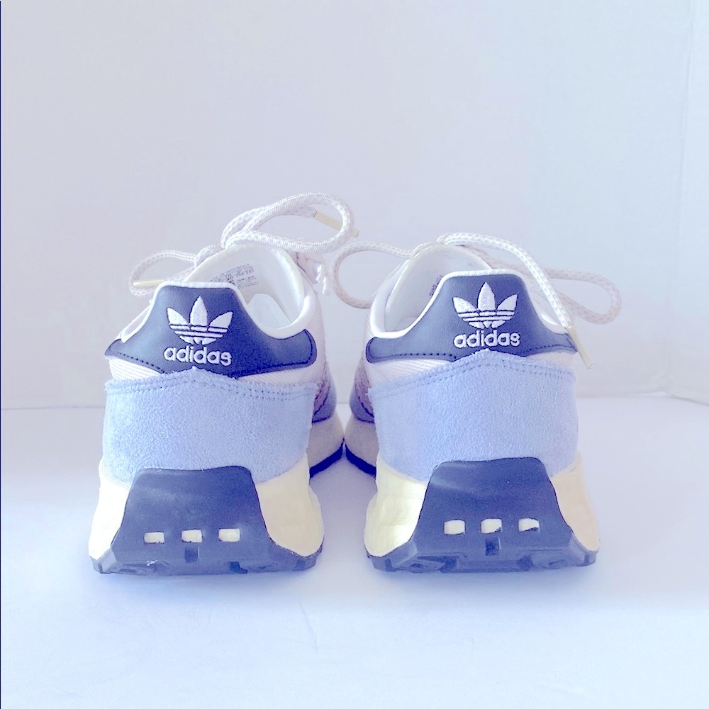 Adidas Women's Retropy E5 Aluminum Silver and Violet Sneakers Size 8 - Picture 7 of 15